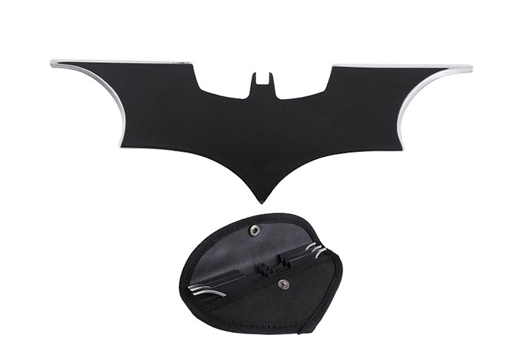 Shuriken Chauve-souris Batarang, Lot de 3