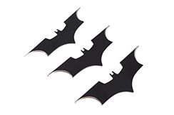Shuriken Murciélago Batarang, Set de 3