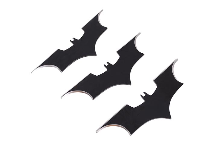 Shuriken Chauve-souris Batarang, Lot de 3