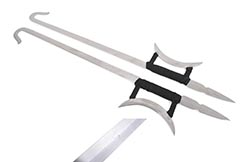Twin Hooks Sword «Shuang Gou» Modern Hook Play, Upper Range 1 (blade with slight scratch)