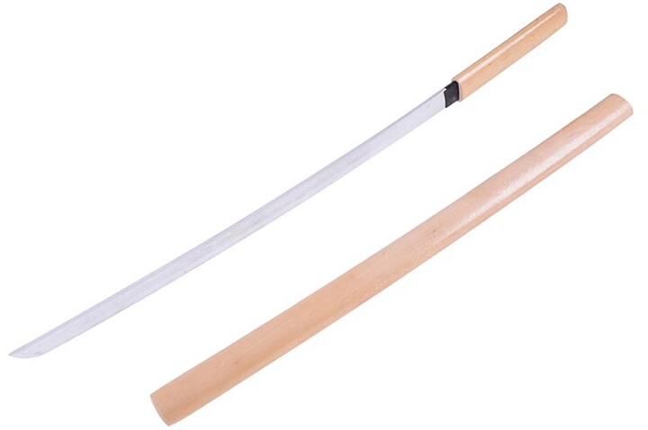 Katana Shirasaya em madeira – reta e sem guarda