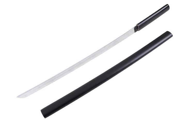 Katana Shirasaya em madeira – reta e sem guarda