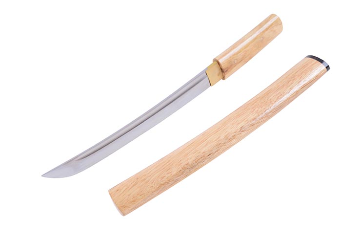 Tanto Bushido, Hiroki - Blade curved with fuller, Sharpened