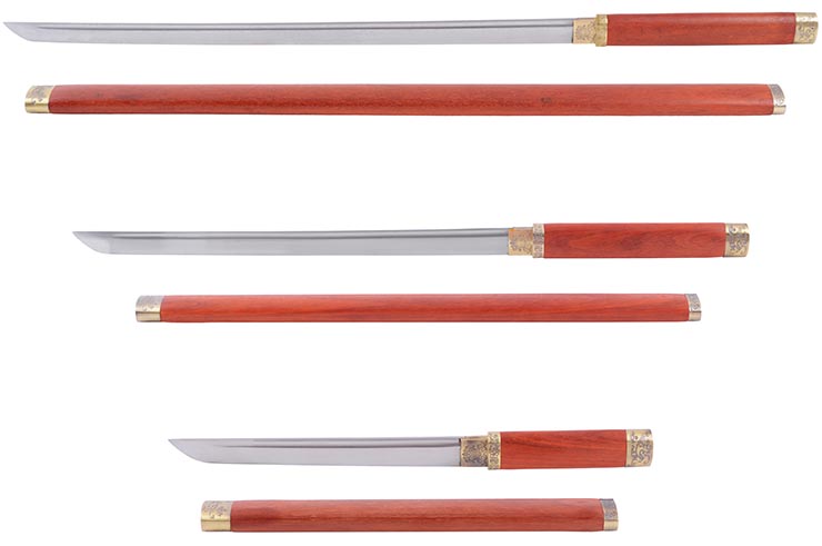 Lot de 3 Shirasayas Bushido, Hifumi - Aiguisés