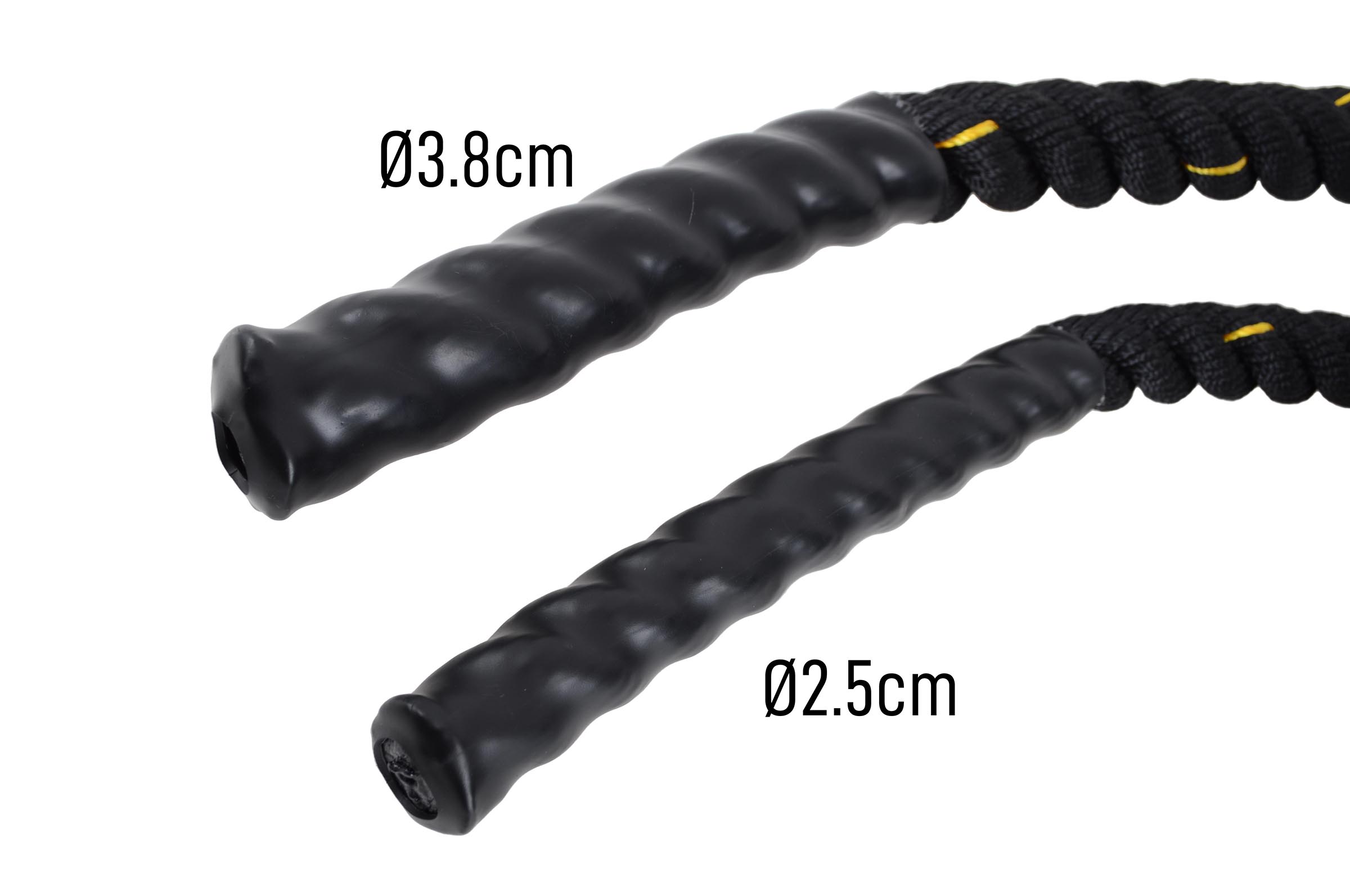 TUNTURI Corde ondulatoire de musculation battle rope crossfit 9m noire - La  Poste