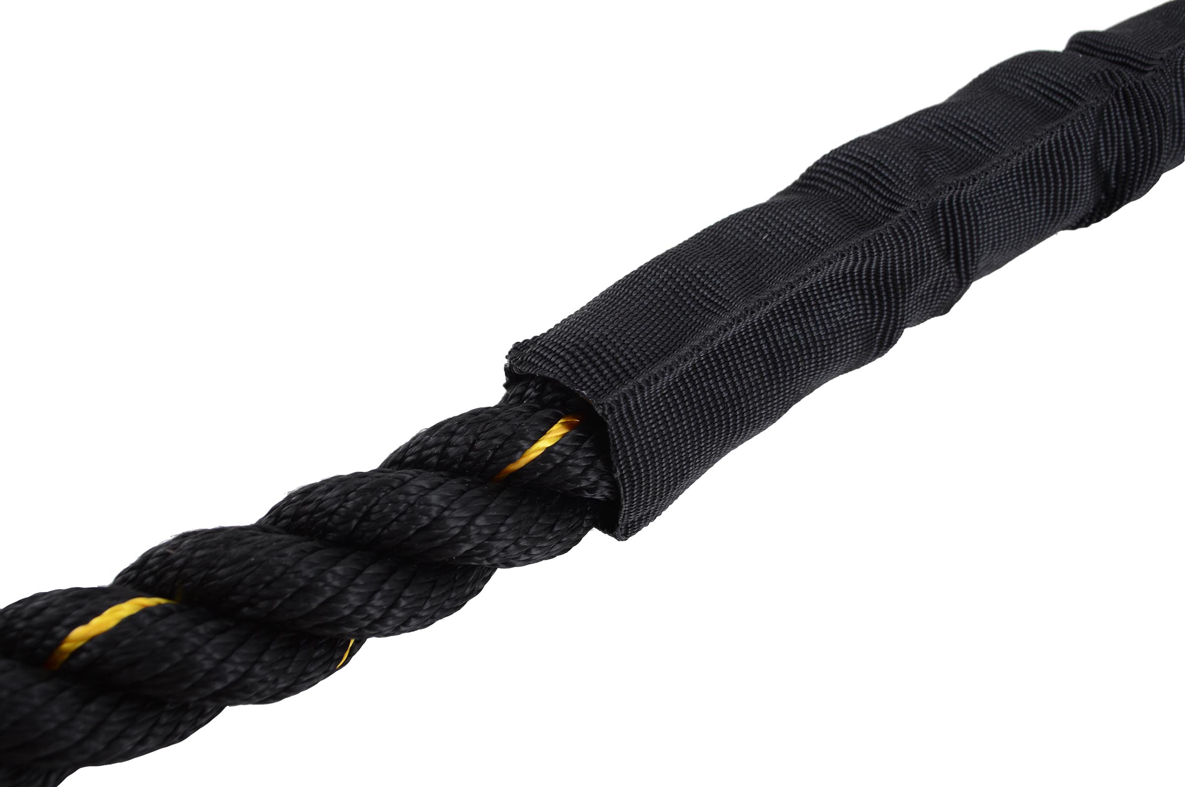 DAWOO Corde Ondulatoire,Corde Crossfit,Battle Rope,Cordes d'entrainement(38  mm * 9 m / 12 m / 15 m) (avec kit d'ancrage Portable, 9M) : :  Sports et Loisirs