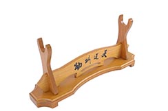 Weapon Stand, Engraved wood