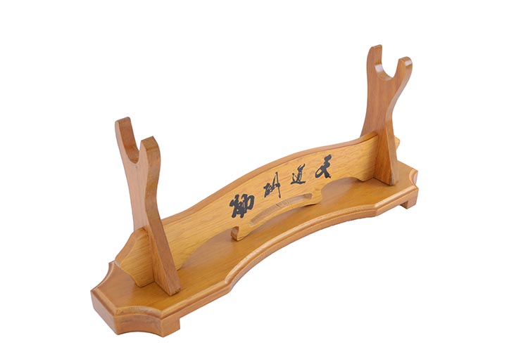 Weapon Stand, Engraved wood