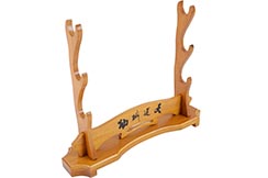 Soporte para Tres Armas, madera grabada