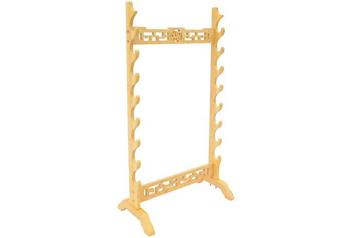 Wooden Rack for 8 weapons, Vertical