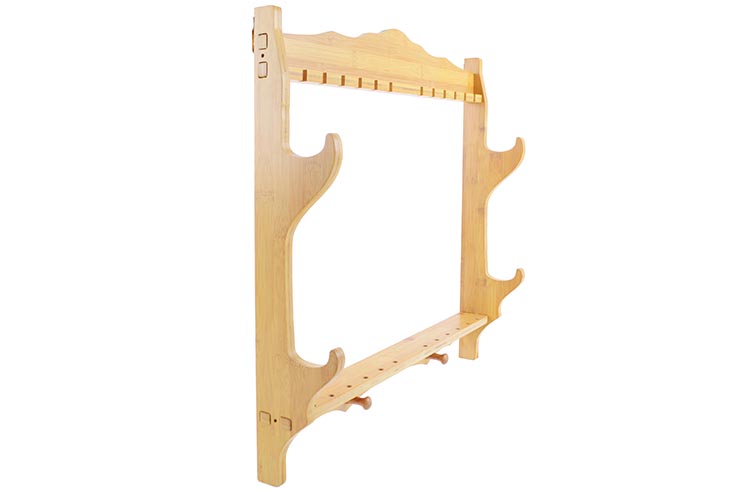 Bow and Arrow Stand, Natural wood