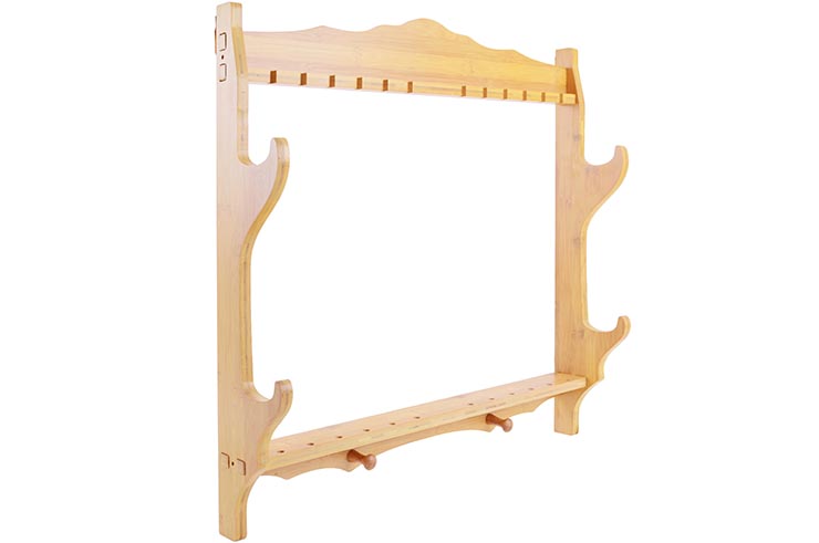 Bow and Arrow Stand, Natural wood