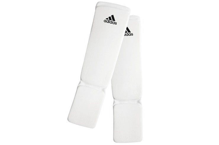 Step & Shinguards, White XS - ADIBP08, Adidas