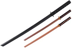 Bokken with Braided Handle, Wooden Katana - Heavy model (700 gr)