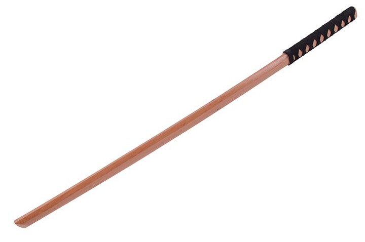 Bokken com punho trançado, Katana de madeira - Modelo pesado (700 g)