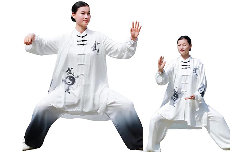 Taiji outfit, with veil - YinYang, ZhengFengHua