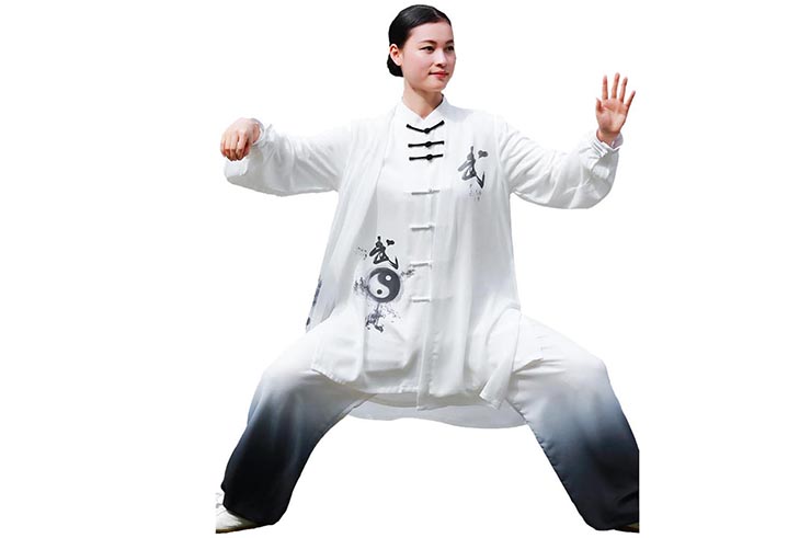 Taiji outfit, with veil - YinYang, ZhengFengHua