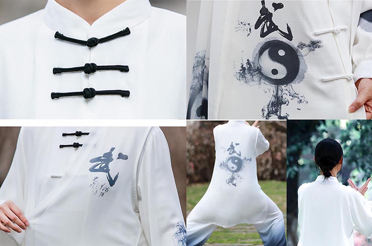 Traje de Taiji, con velo - YinYang, ZhengFengHua