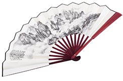 Fan, Traditional - Aerial waterfall, Bamboo