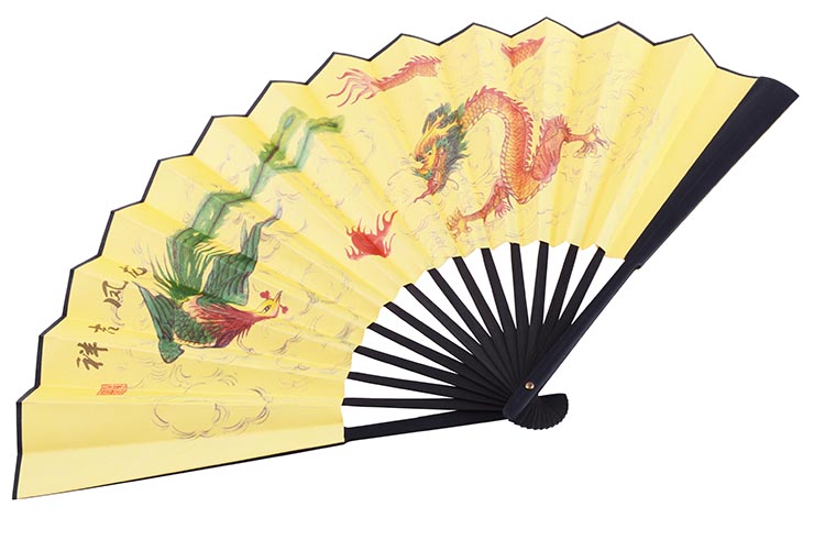 Fan, Traditional - Zodiac fight, Bamboo