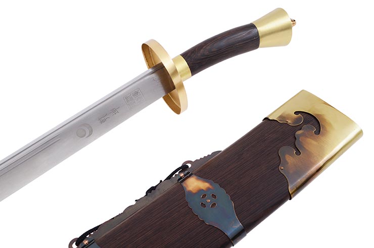 Sable Sanhuang, Acero Inoxidable, Taiji - Rigido (acabado tradicional)