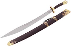 Traditional Broadsword - Rigid, Stainless steel (traditional finish)