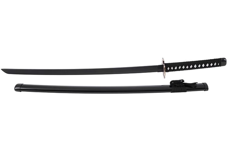 Katana réaliste, Garde carrée, Baohu - Réplique Bambou