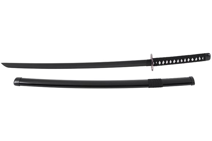 Katana réaliste, Garde ronde, Baohu - Réplique Bambou