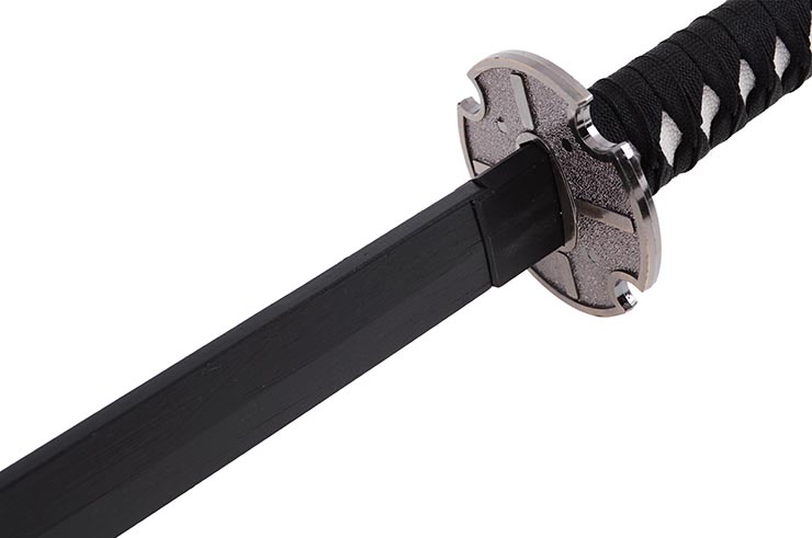 Katana réaliste, Garde ronde, Baohu - Réplique Bambou