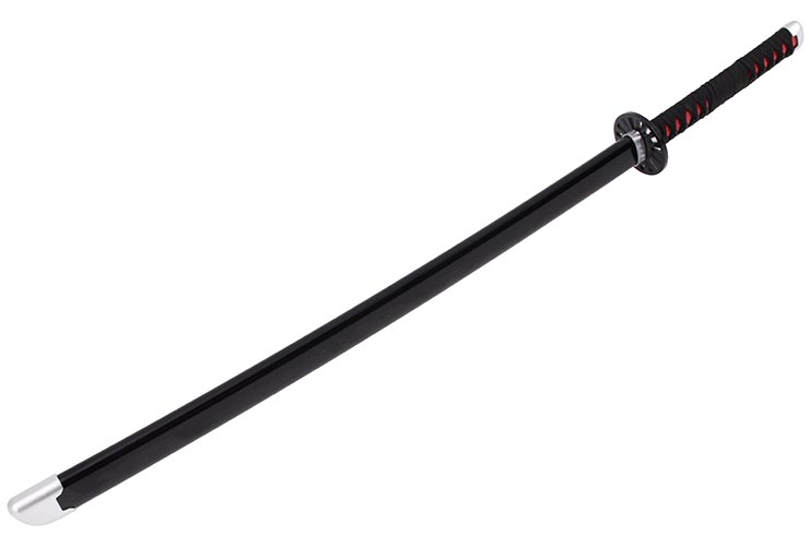 Katana réaliste, Poignée rouge, Baohu - Réplique Bambou