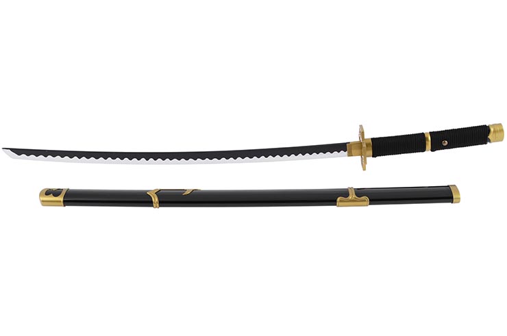 Realistic Katana, Square guard, Baohu - Bamboo Replica