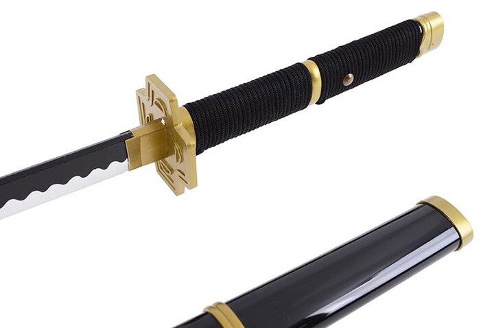 Katana realista, guarda Quadrado, Baohu - Réplica Bambu