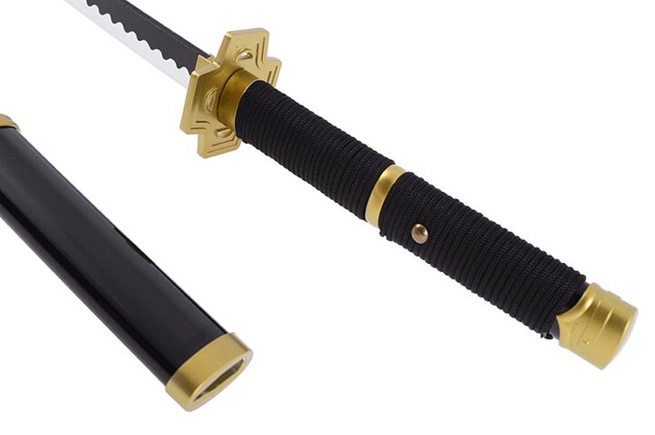 Katana realista, guarda Quadrado, Baohu - Réplica Bambu