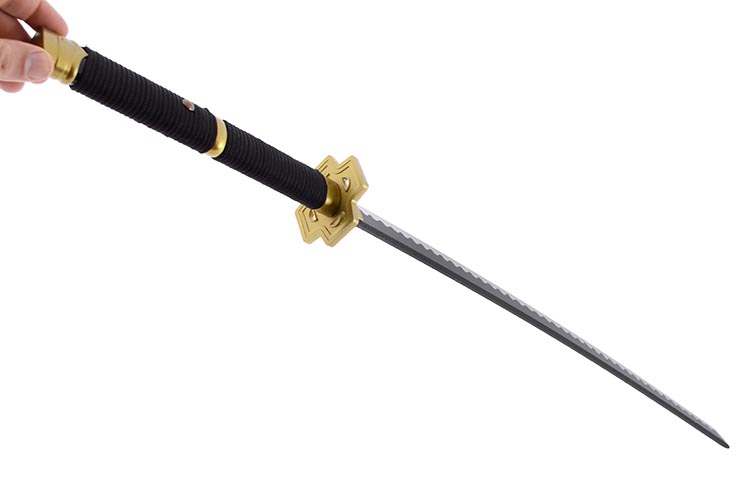 Katana réaliste, Garde carré, Baohu - Réplique Bambou