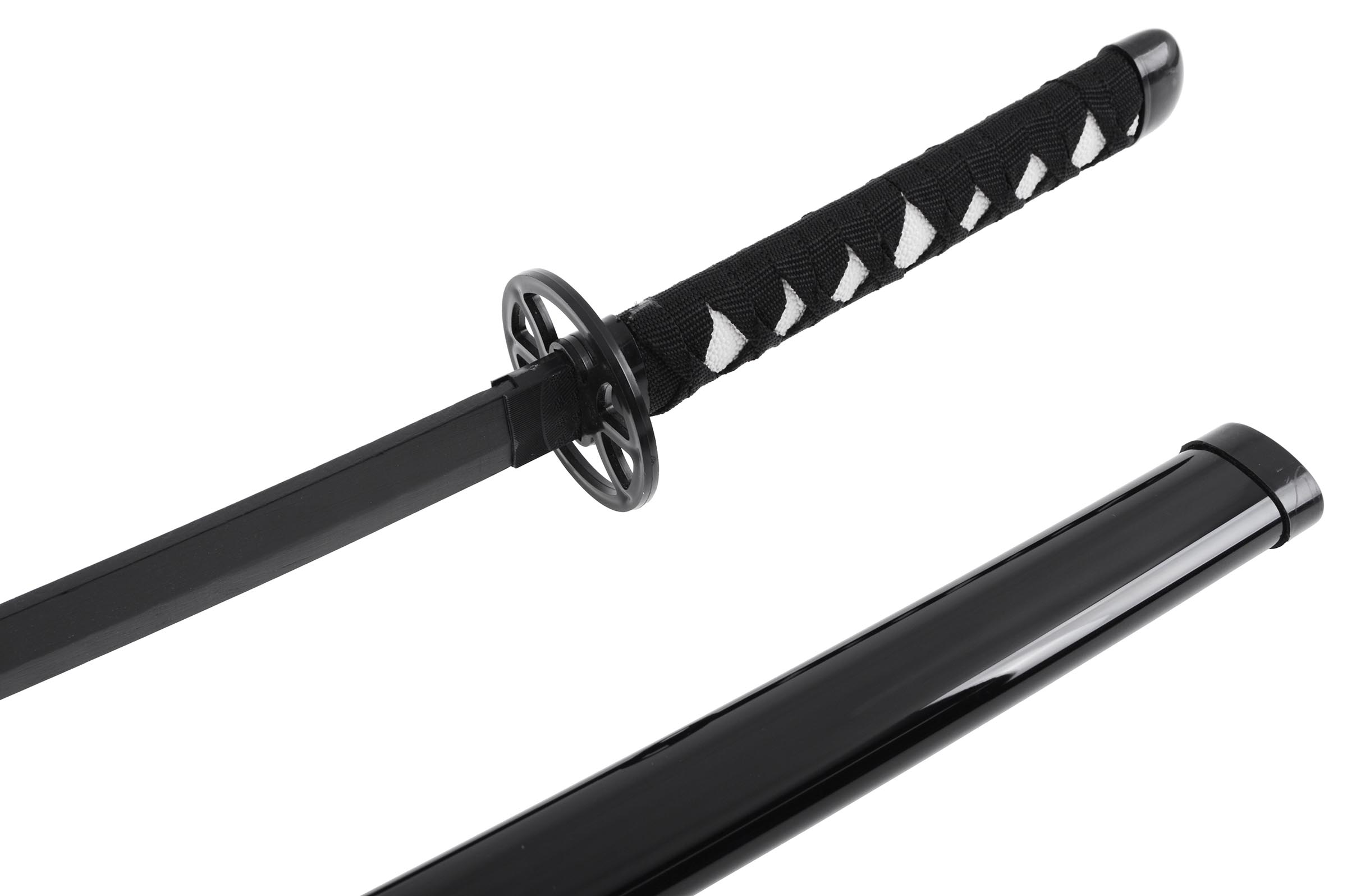 34 Ninja Sword, Bokken Martial Arts Training Sword, Black Hard Plastic  Sword