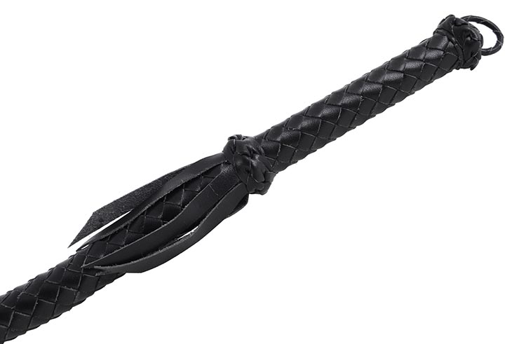 Leather whip - Braided handle