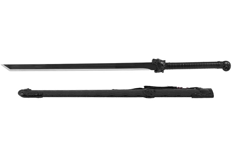 Ninja sword, Two-handed - Hu yan, Rigid Semi-Sharp
