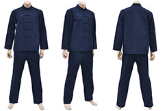 Tenue Traditionnelle «Tangzhuang» Manches Longues, Coton