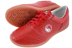 WSL Taiji Shoes, Red - Ying Yang