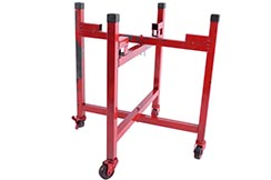 Soporte para Tambor Pequeño, Carro sobre ruedas (pintura desconchada)