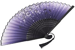 Light Summer Fan, Flowers & Butterflies