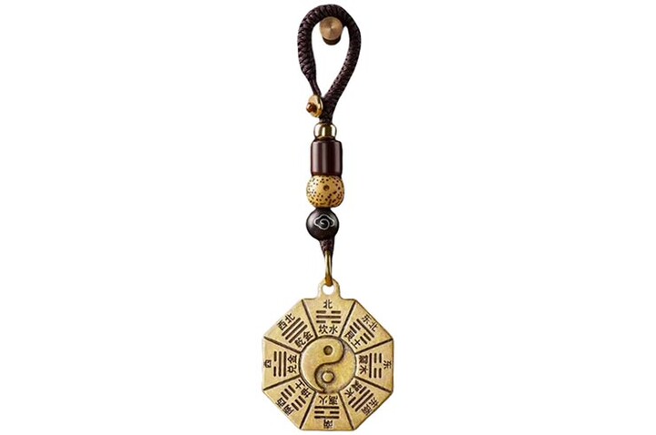 Key ring, Ba Gua - The 8 Trigrams of Yijing