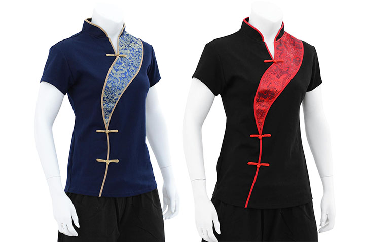 Chang Quan Top, Patrones Aplique - Algodón Premium