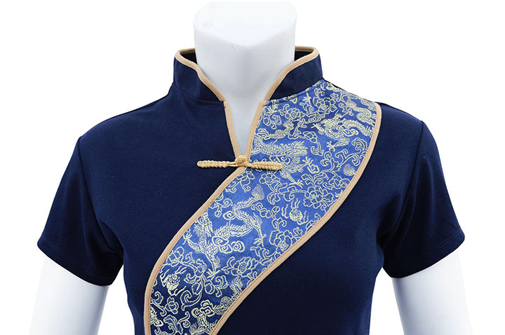 Haut Chang Quan, Motifs appliqués - Coton haut de Gamme