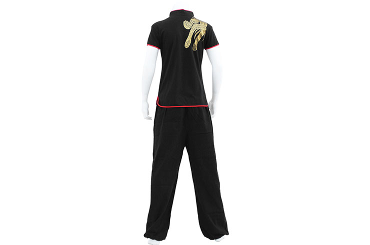 Chang Quan, Phoenix & Dragon Top - Premium Cotton
