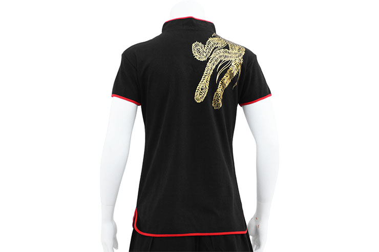 Chang Quan, Phoenix & Dragon Top - Premium Cotton