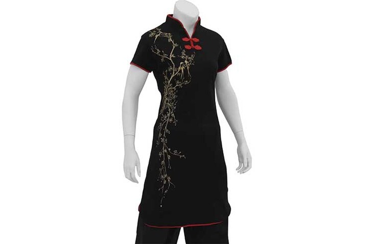 Robe Chang Quan, Fleur de Cerisier - Coton haut de Gamme
