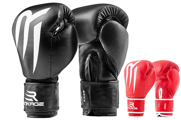 Gants de boxe & Sparring, Cuir - Ares, Rinkage