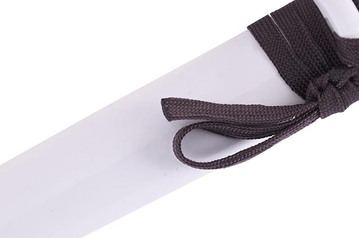 Katana Iaito Dragão Trança Dourada, Branca e Castanha