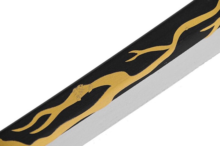 Katana com lâmina de madeira, Zenitsu - Matador de Demónios